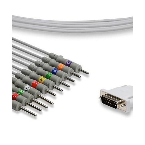 Ilc Replacement for Burdick K10-hp-n0 Direct-connect EKG Cables K10-HP-N0 DIRECT-CONNECT EKG CABLES BURDICK - main